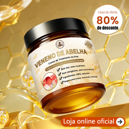 🌿🔥 𝑻𝑳𝑶𝑷𝑨® Creme de Tratamento da Pele com Veneno de Abelha (👨‍⚕️ Com Certificação CE) 👍✅