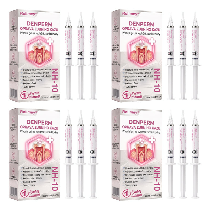 Rolimey® DenPerm – Přírodní gel pro vyplňování defektů skloviny a ošetření kariézních lézí🎁