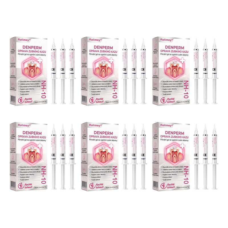 Rolimey® DenPerm – Přírodní gel pro vyplňování defektů skloviny a ošetření kariézních lézí🎁