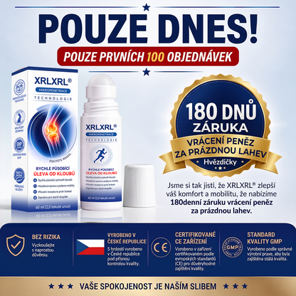 🌿XRLXRL®🪄 TECHNOLOGIE ORTOPEDICKÉ REGENERACE NOVÉ GENERACE · 0,05mm mikrojehličkový váleček pro obnovu kostí a kloubů