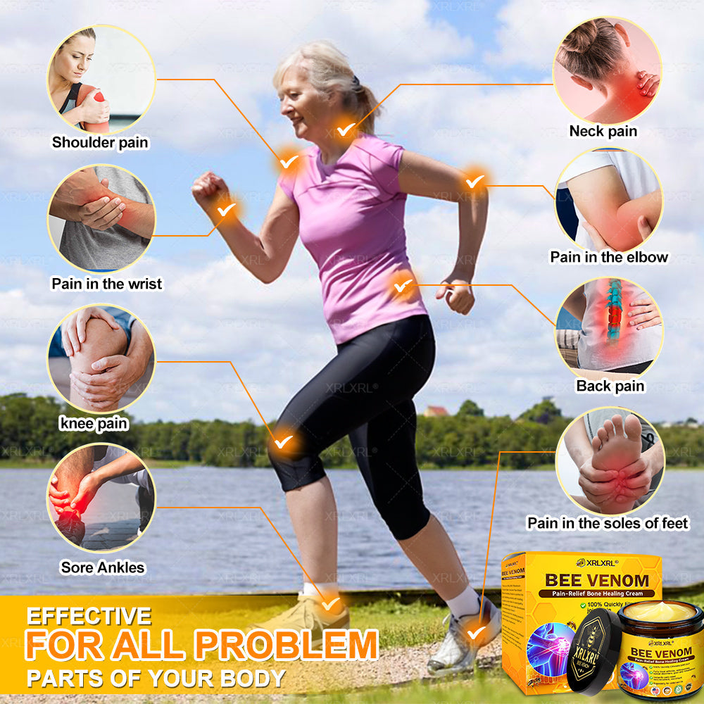 XRLXRL® Bee Venom Pain-Relief Bone Healing Cream 🇺🇸(Specially for older adults)